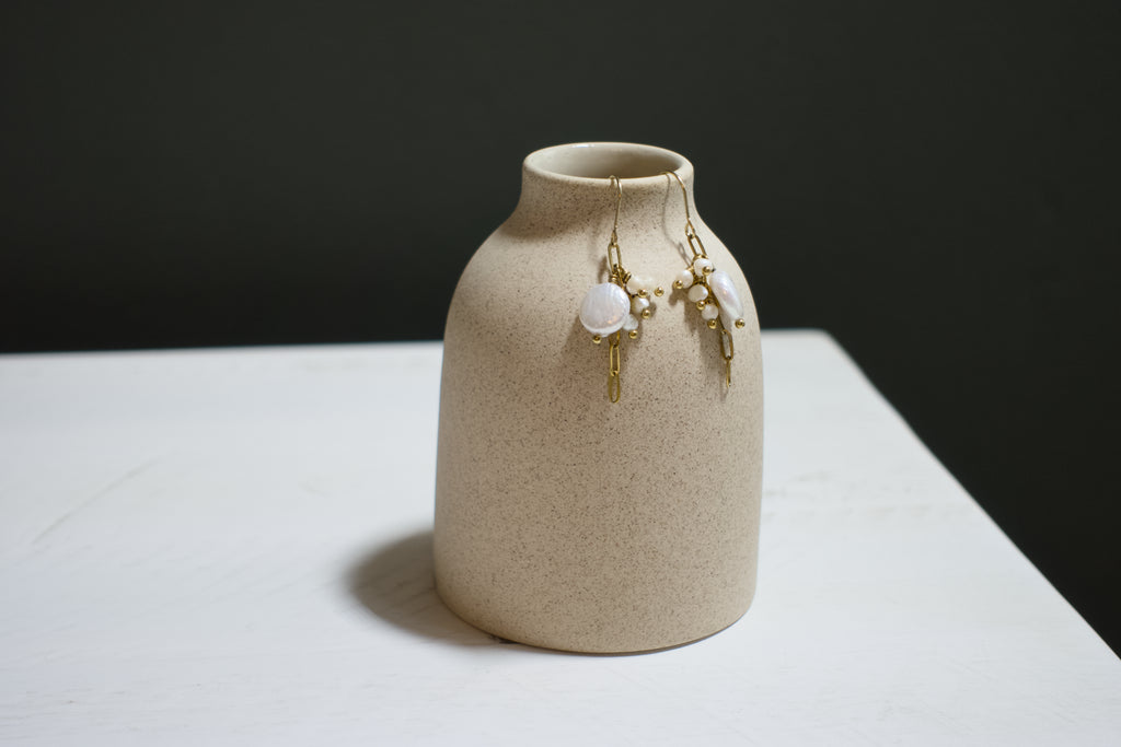 Elegant Freshwater Pearl Earrings