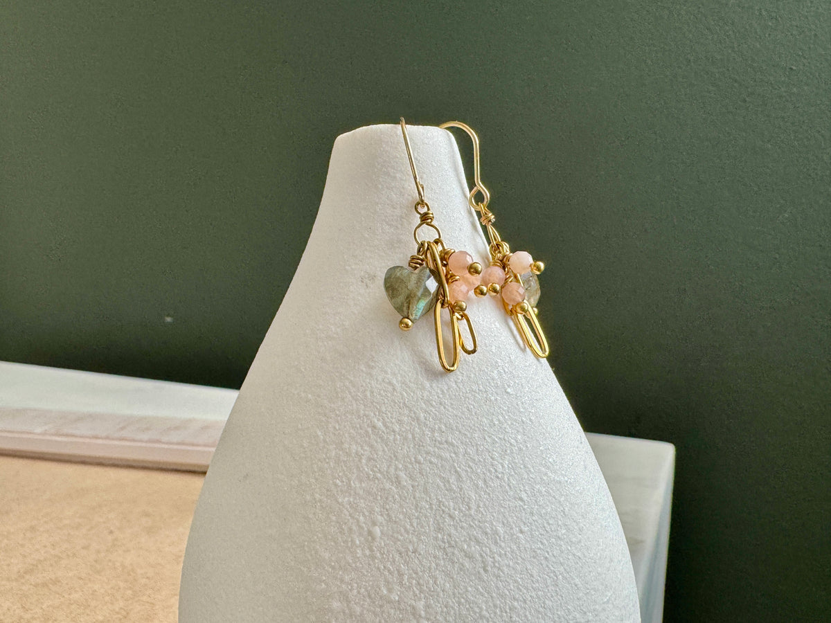 Peach Mist Earrings