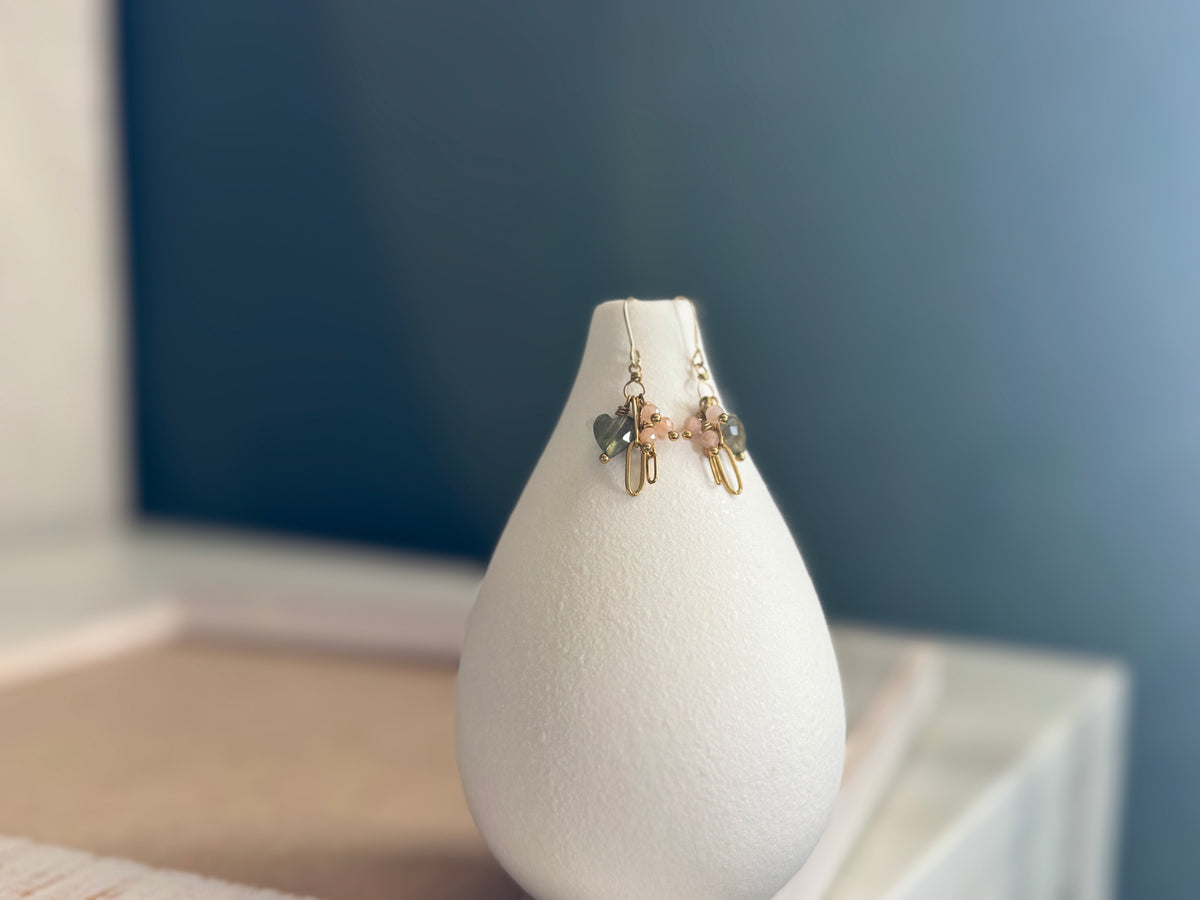 Peach Mist Earrings