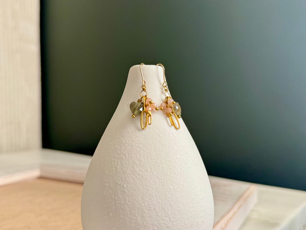 Peach Mist Earrings