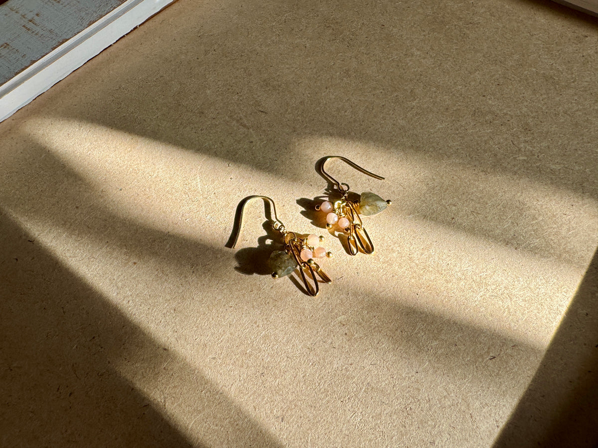 Peach Mist Earrings