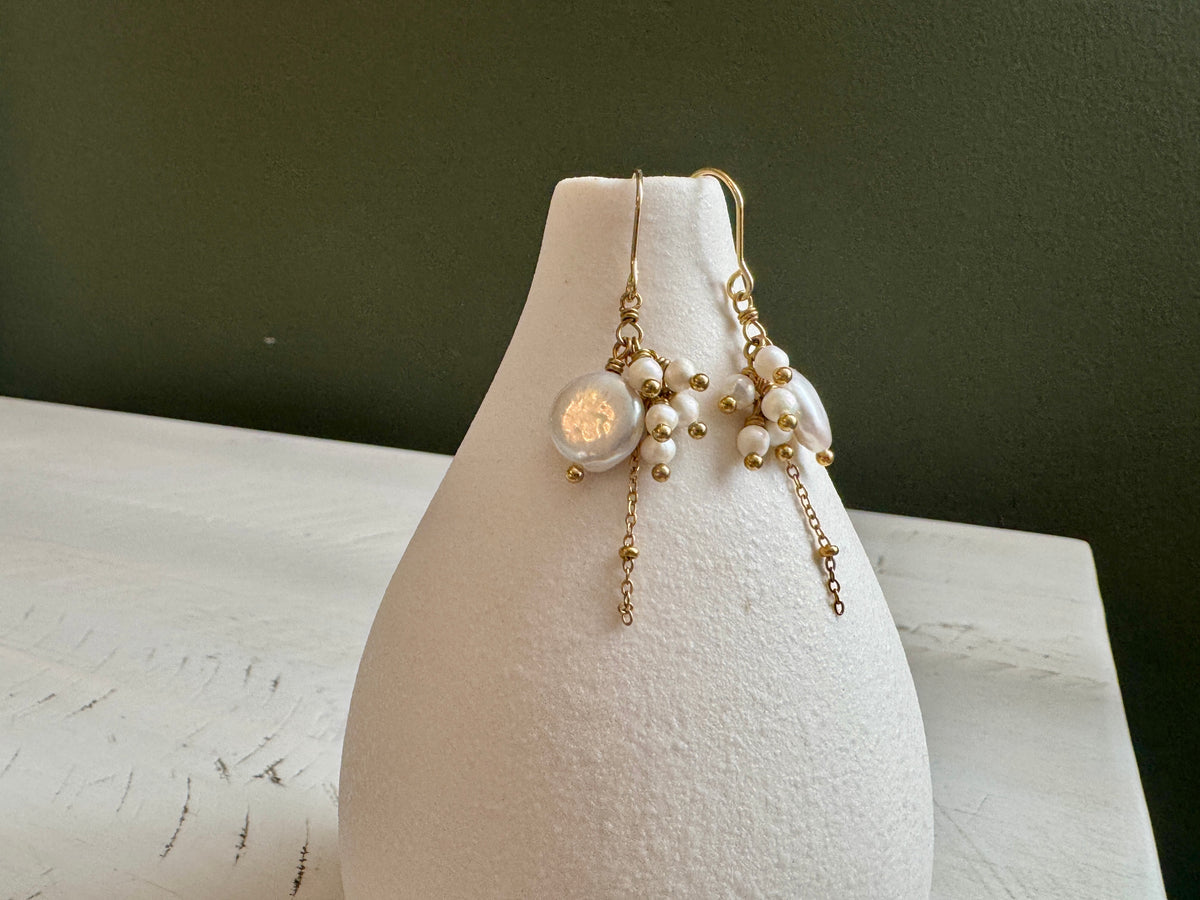 Elegant Freshwater Pearl Earrings