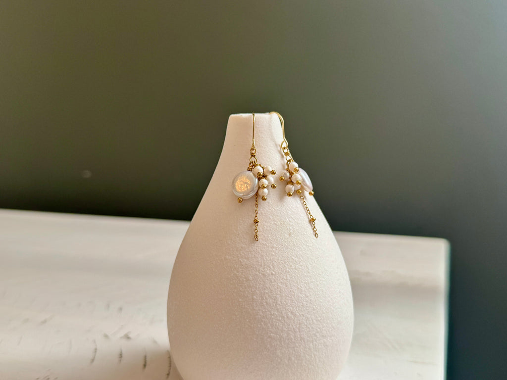 Elegant Freshwater Pearl Earrings