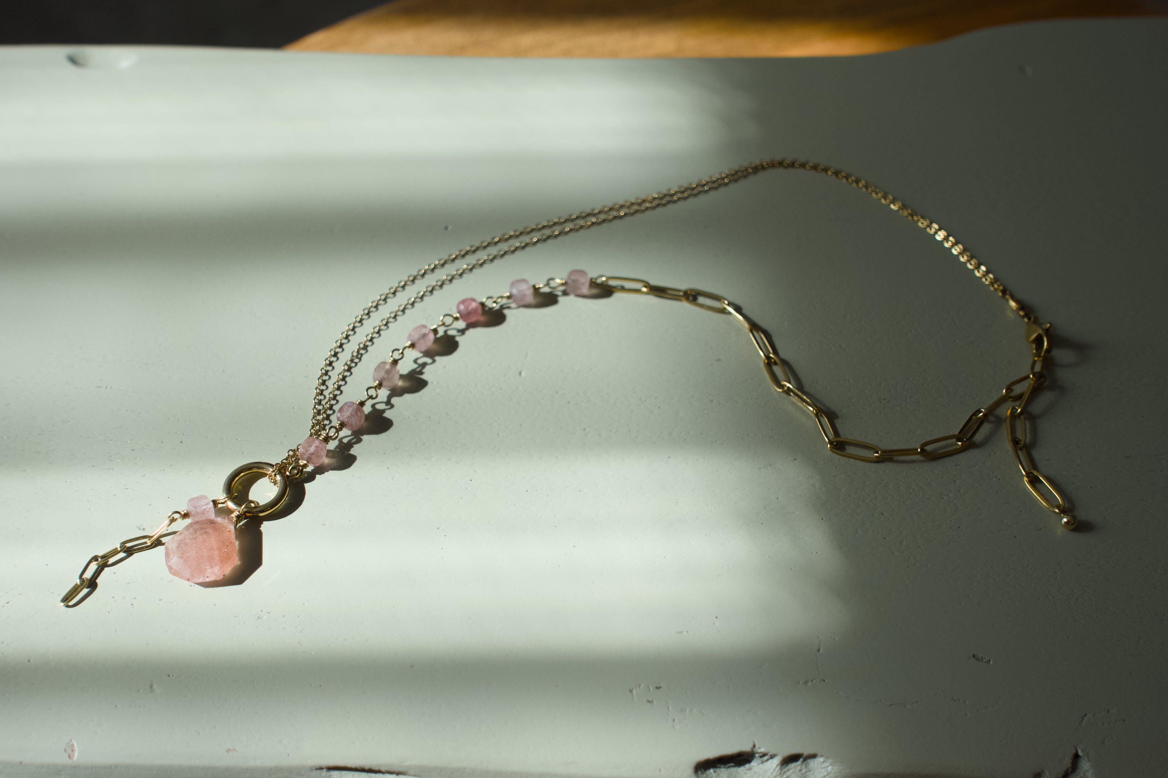 Rose Quartz Drop