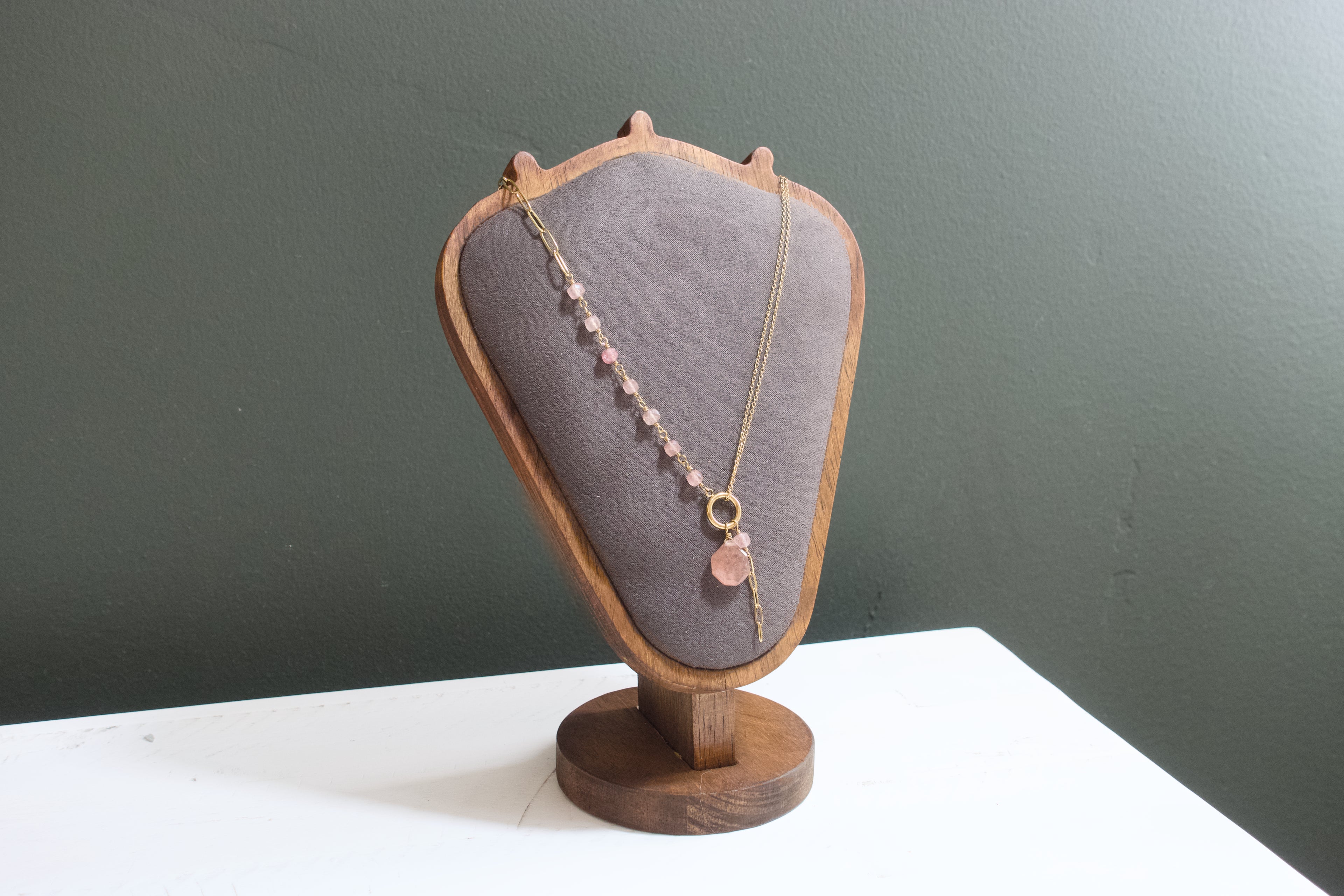 Rose Quartz Drop