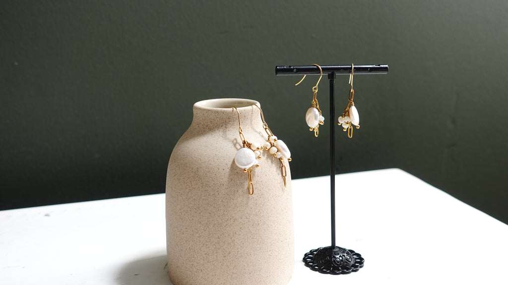 Elegant Freshwater Pearl Earrings